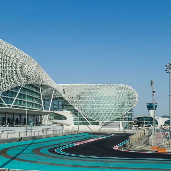 Yas Marina Circuit aerial