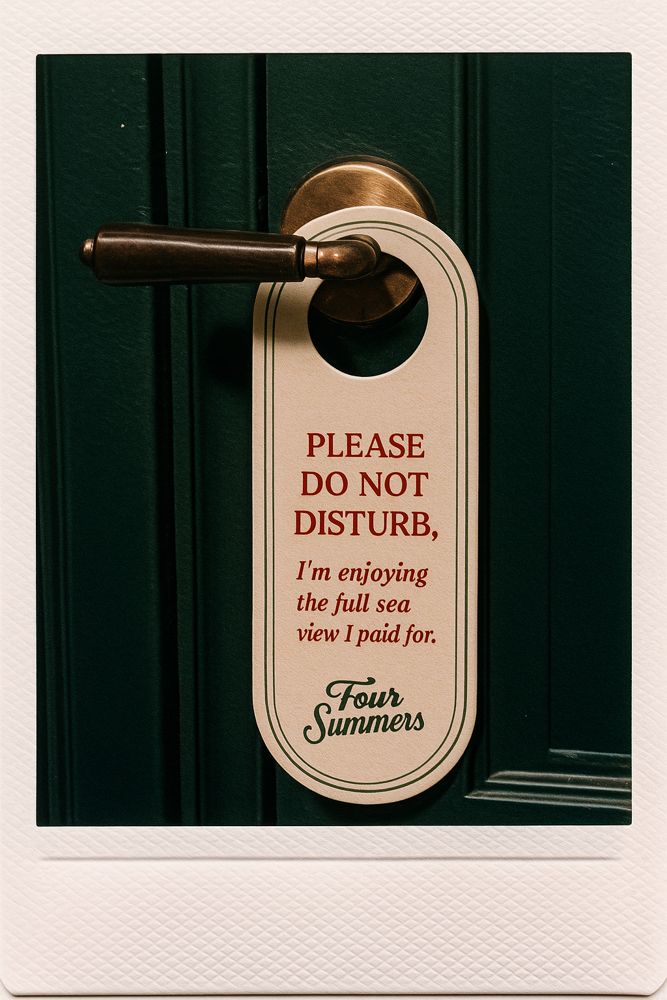Four Summers door hanger